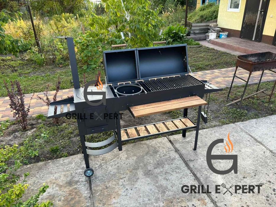 Мангал-гриль барбекю, піч – ВСЕ В ОДНОМУ! Ідеальний для дачі!