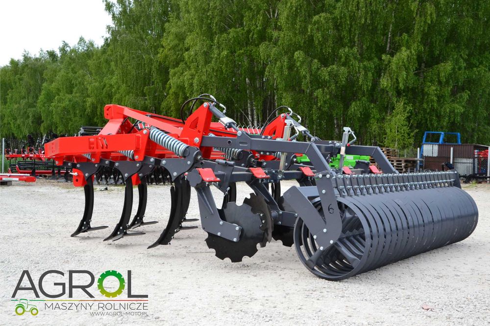 Agregat bezorkowy 2,5m APOC podorywkowo-orkowy 3,0m daszkowy Euro-Masz