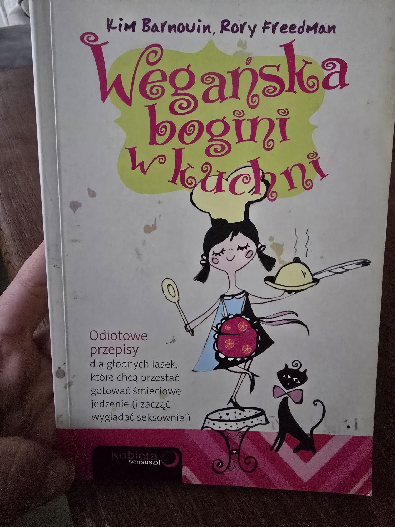 Zestaw książek Weganizm Kathy Freston i Wegańska Bogini w kuchni