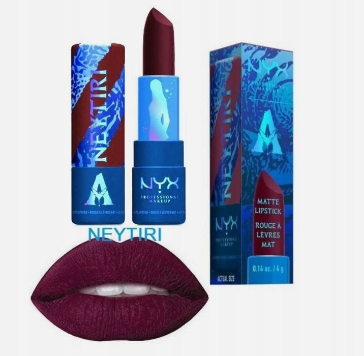 Szminka Nyx Professional Makeup Limited Edition Dark Burgundy Neytiri