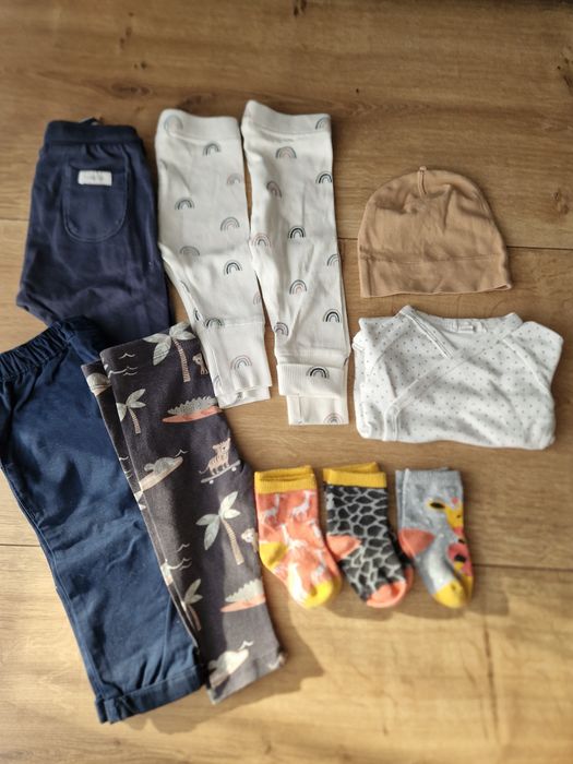 Paczka ubranek niemowlęcych Kappahl Newbie Next H&M 62