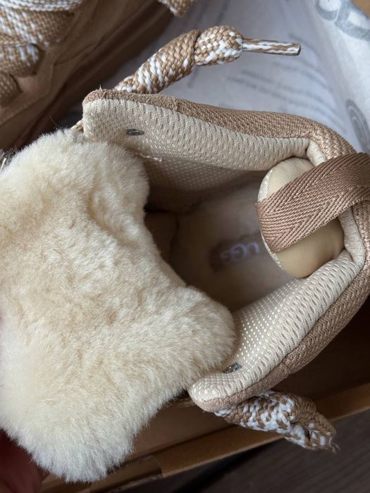 Оригинал Зимние Кроссовки Avstralia UGG Lowmel Sneaker High beige