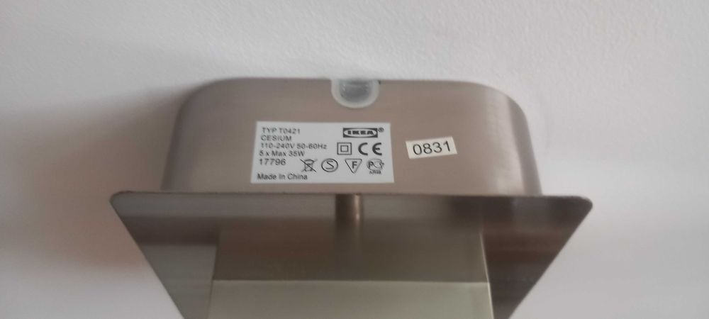 Candeeiro teto com 5 projetores - IKEA