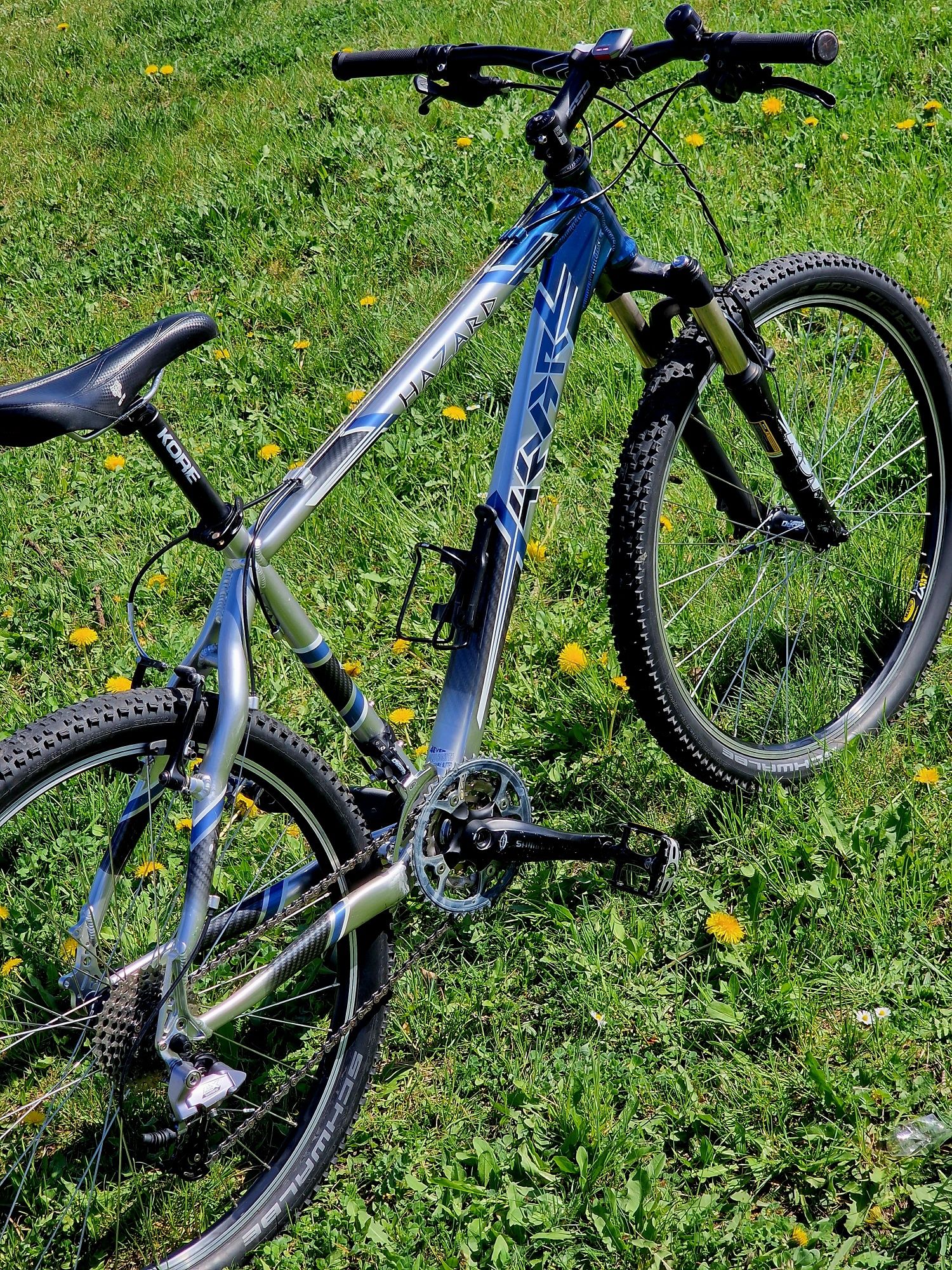 Rower MTB 4EVER HAZARD 18,5" Koła 26" RST OMEGA SL 100mm Shimano Deore