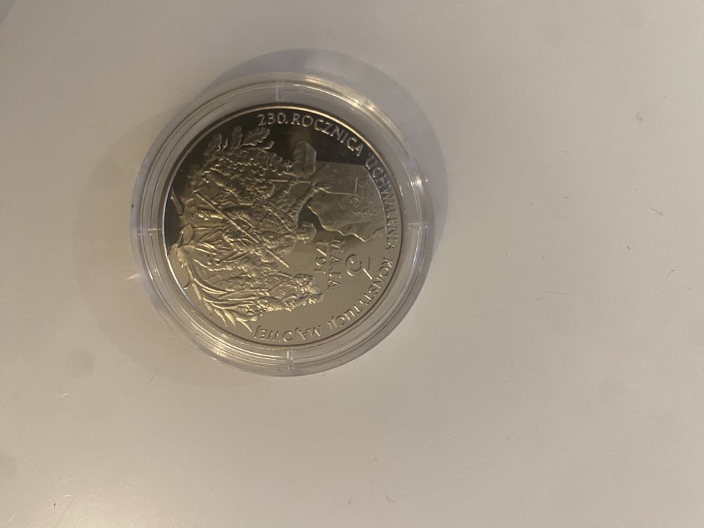Moneta Kolekcjonerska Medal 230 rocznica Uchwalenia Konstytucji 3-maja