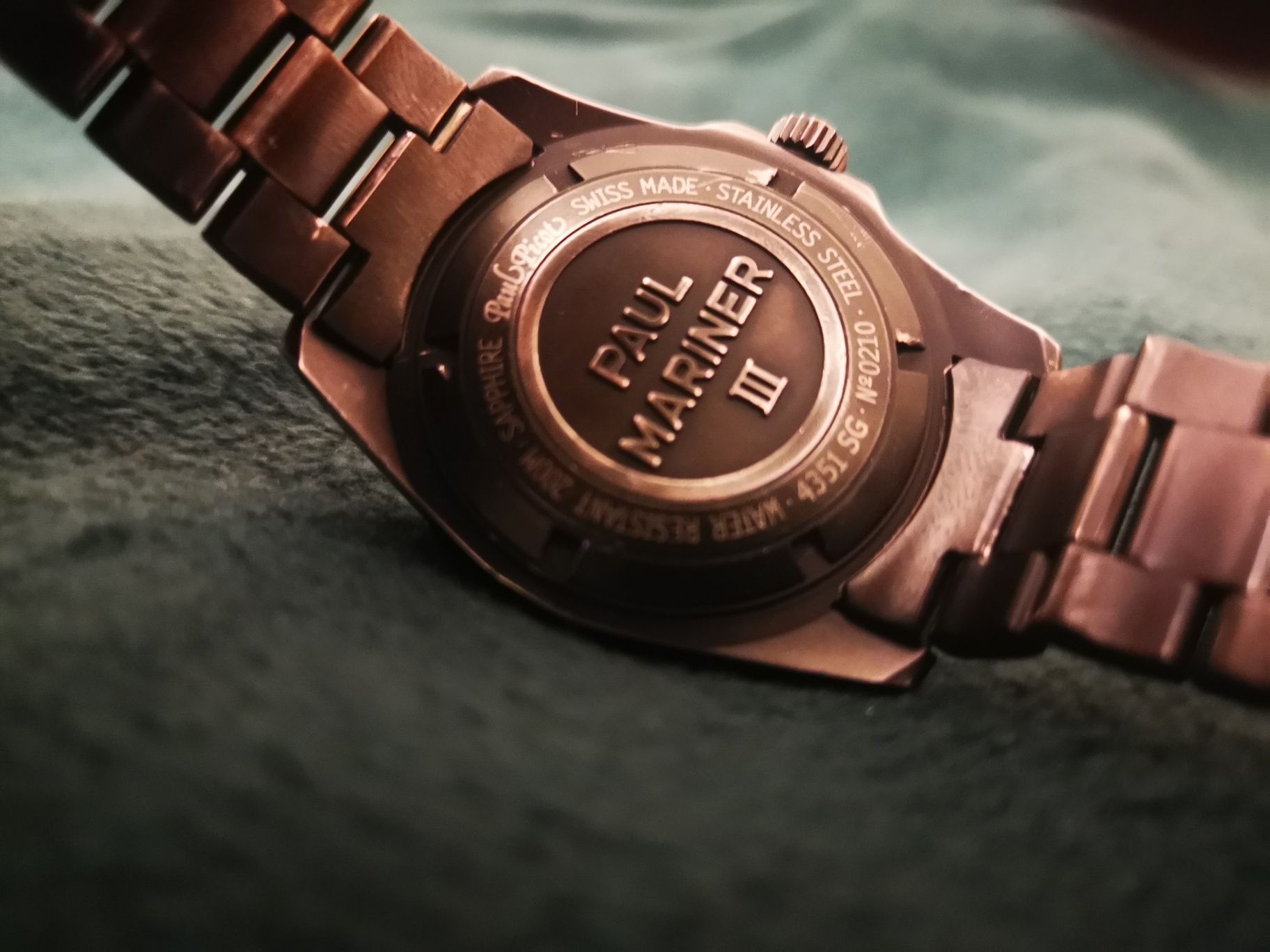 Zegarek automatyczny PAUL PICOT MARINER III Diver 200m Sportowy Swiss!