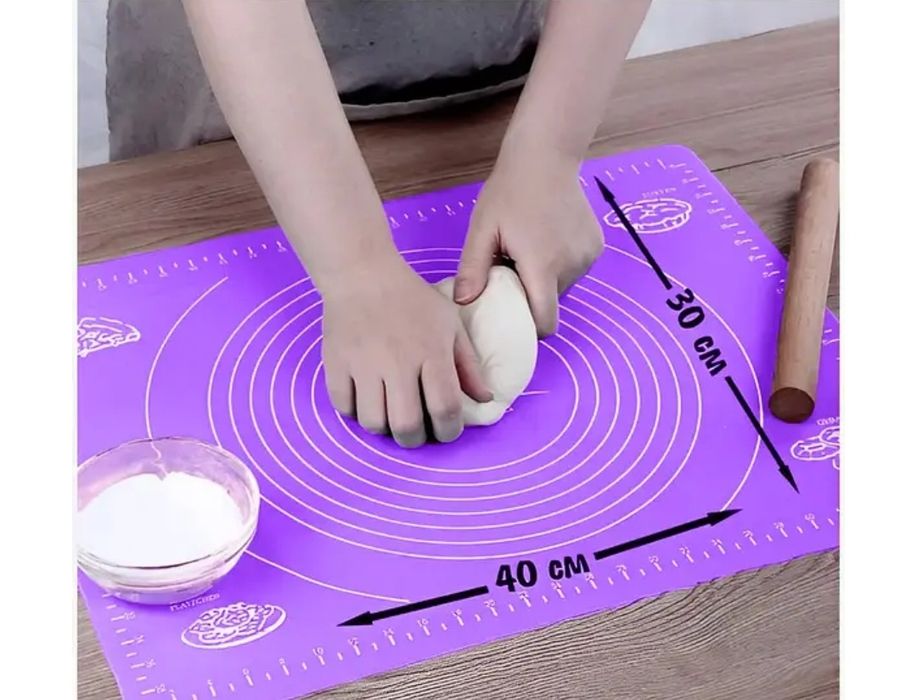 Силиконовый коврик для раскатки и выпечки теста