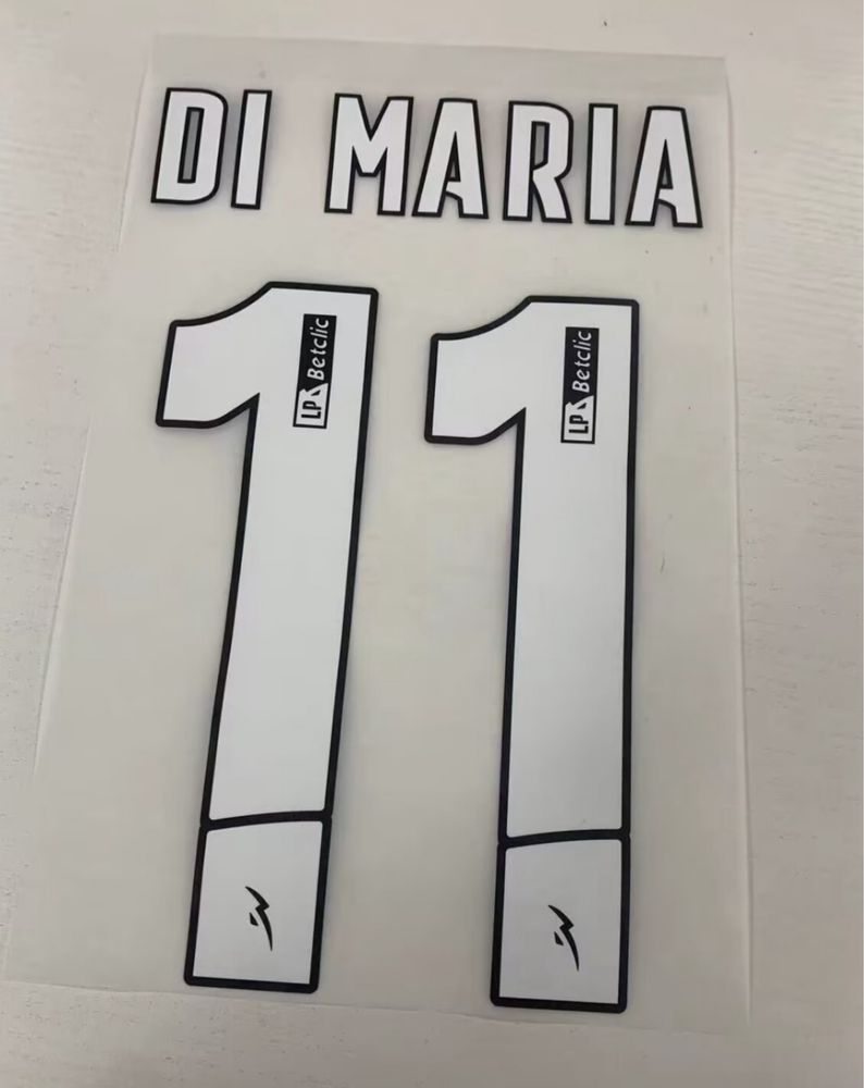 Letterings nameset nome e Número benfica Porto Sporting