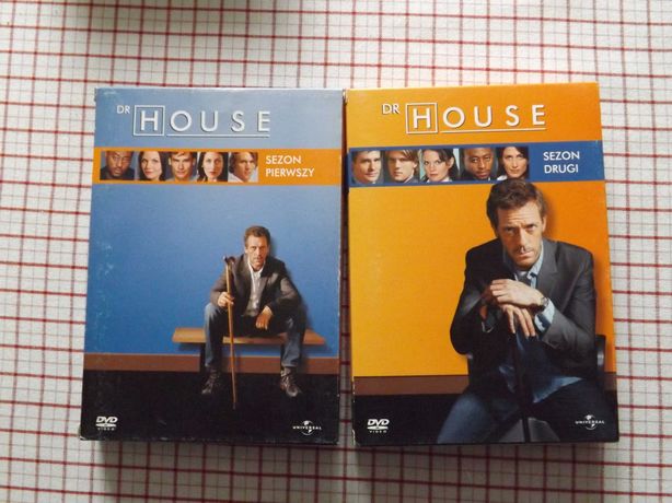 Dr House sezon 1, 2  10 dvd, film , serial, komplet