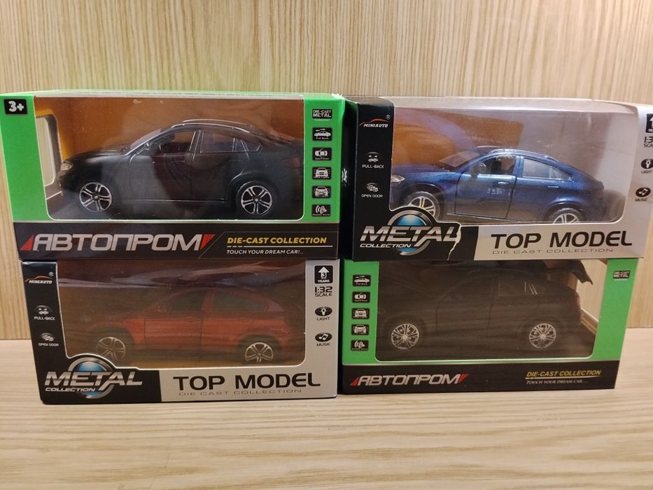 Модель bmw x6 1:32 Автопром металл свет звук инерция бмв беха