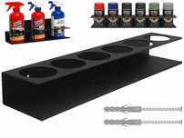 Wieszak Na Puszki Spray 6 Otworów Średnica 7,6cm Metal Organizer Garaż