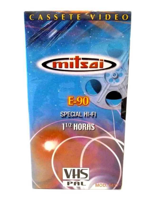 2x Cassetes Mitsai VHS E-90 Special Hi-fi - Novas