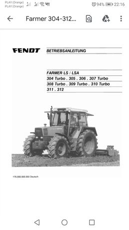 Instrukcja obsługi [DE] Fendt farmer LS/LSA Serie 300