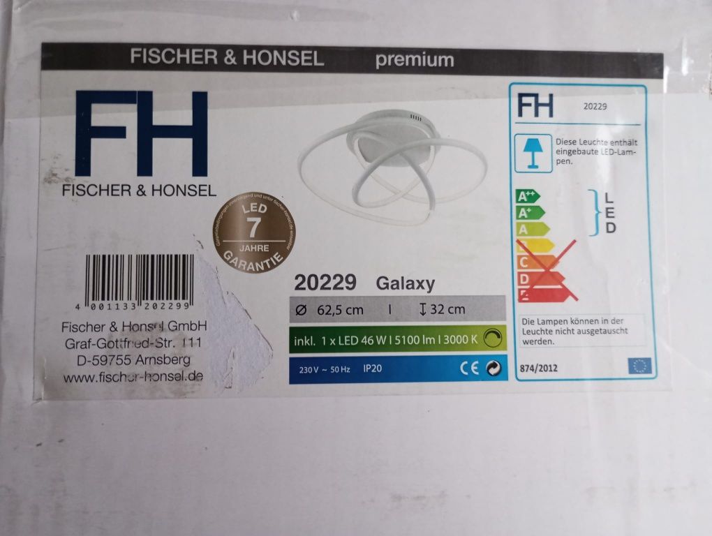 Lampa sufitowa LED - Fischer & Honsel Galaxy