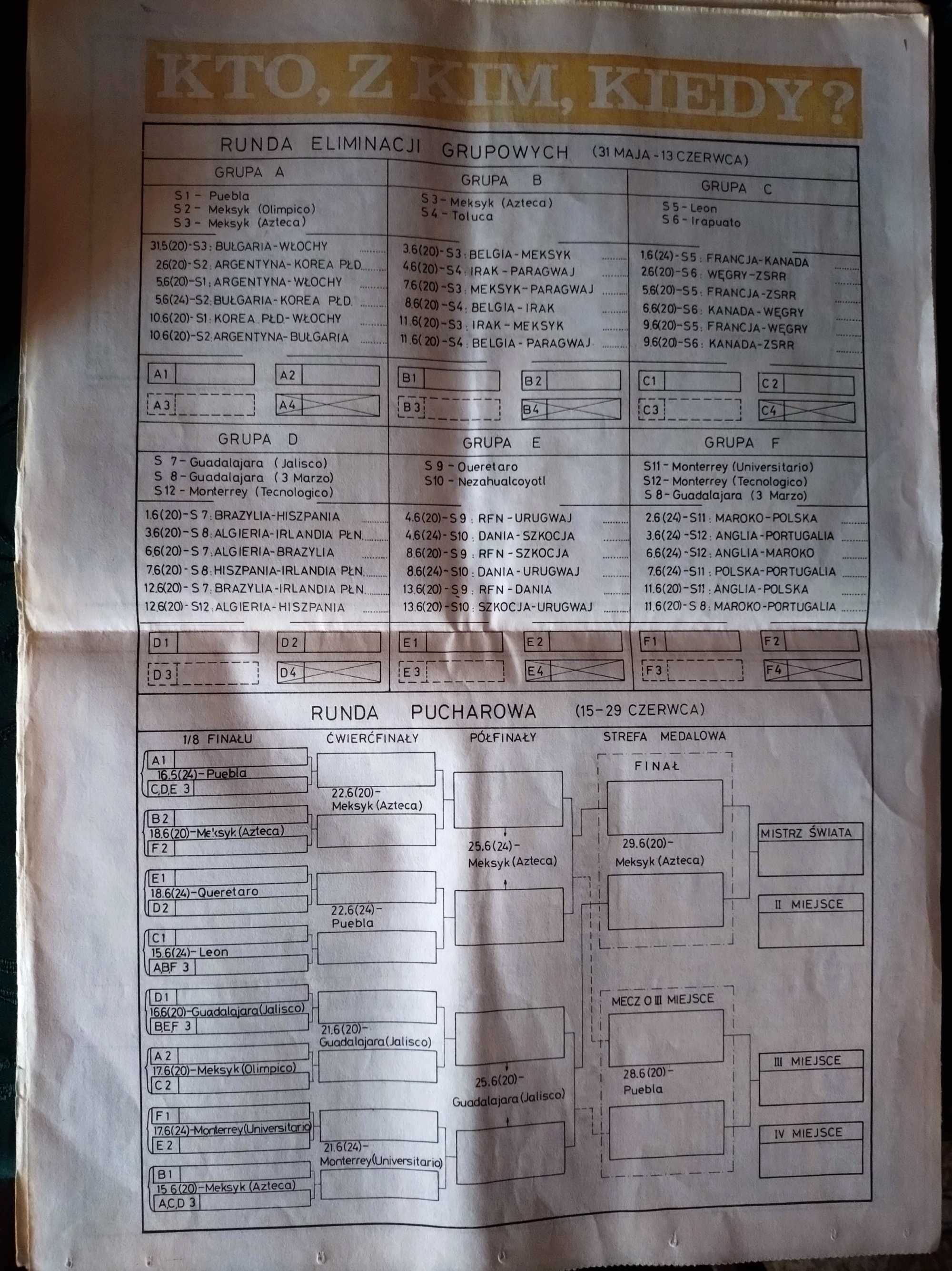 MUNDIAL '86 Polska Agencja Interpress