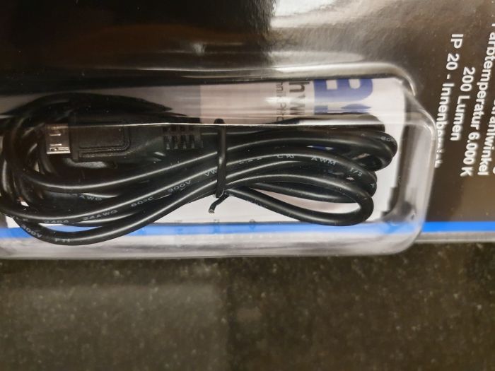 Lanterna COB LED fina 2w 200lm