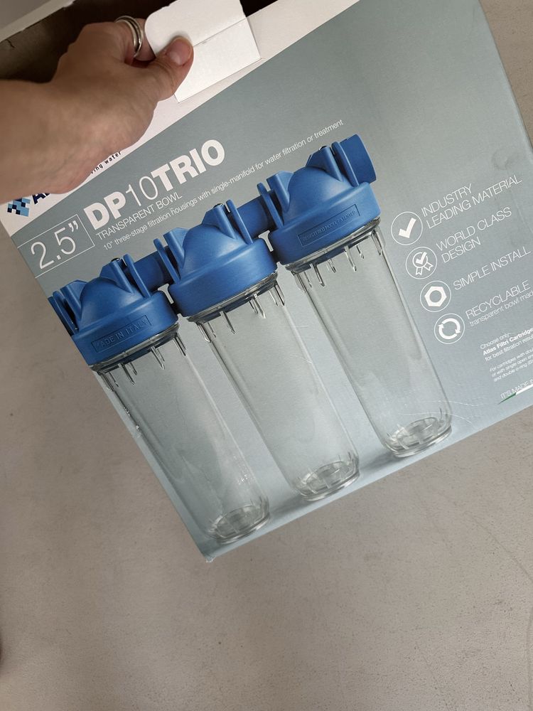 Корпус фільтру для води Atlas Filtri DP 2.5 10” Trio