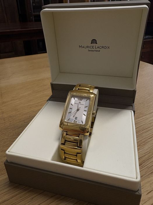 Zegarek męski klasyczny Maurice Lacroix złoty
