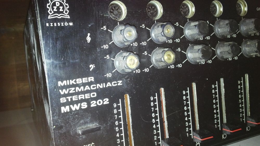 Mikser Wzmacniacz Stereo MWS 202 Unitra Rzeszów