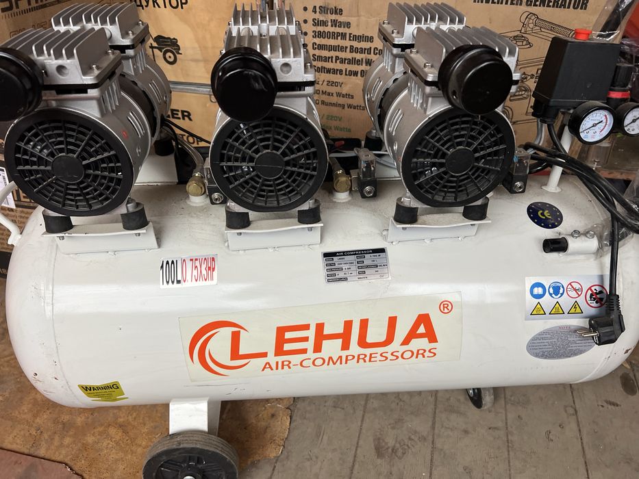 Акция.Компрессор 100л sigma .Новый..