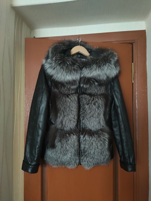 Куртка кожаная М
