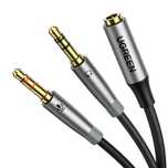 Ugreen rozdzielacz AUX 3,5 mm mini jack - 2x 3,5 mm mini jack