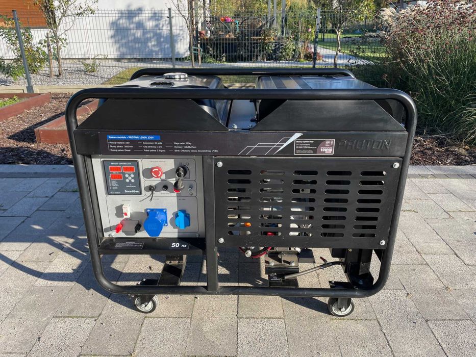 Agregat pradotworczy Proton 12000W 12kW 230V Diesel jednofazowy