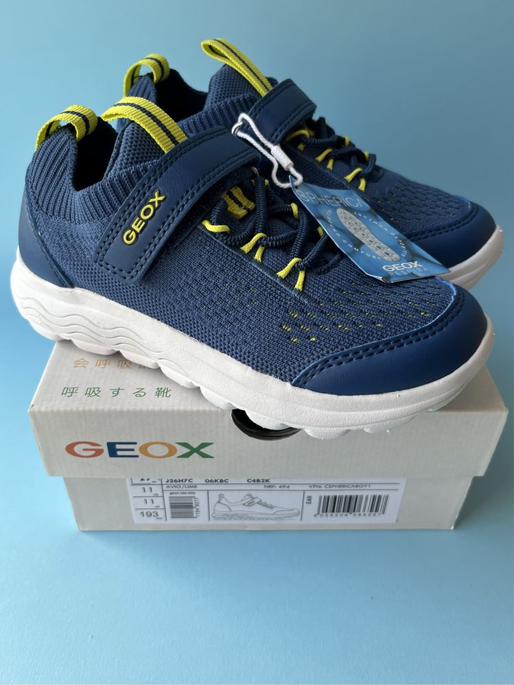 кросівки Geox SPHERICA 29р. 19см, кроссовки на хлопчика,текстильні
