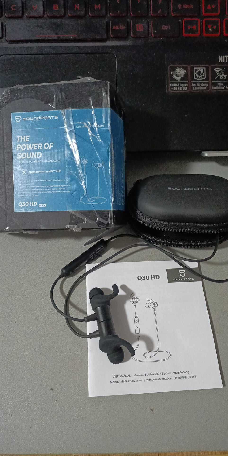 Słuchawki bezprzewodowe douszne Soundpeats Q30HD