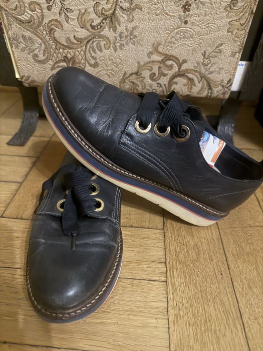 Buty damskie Tommy Hilfiger – skórzane, grantowe