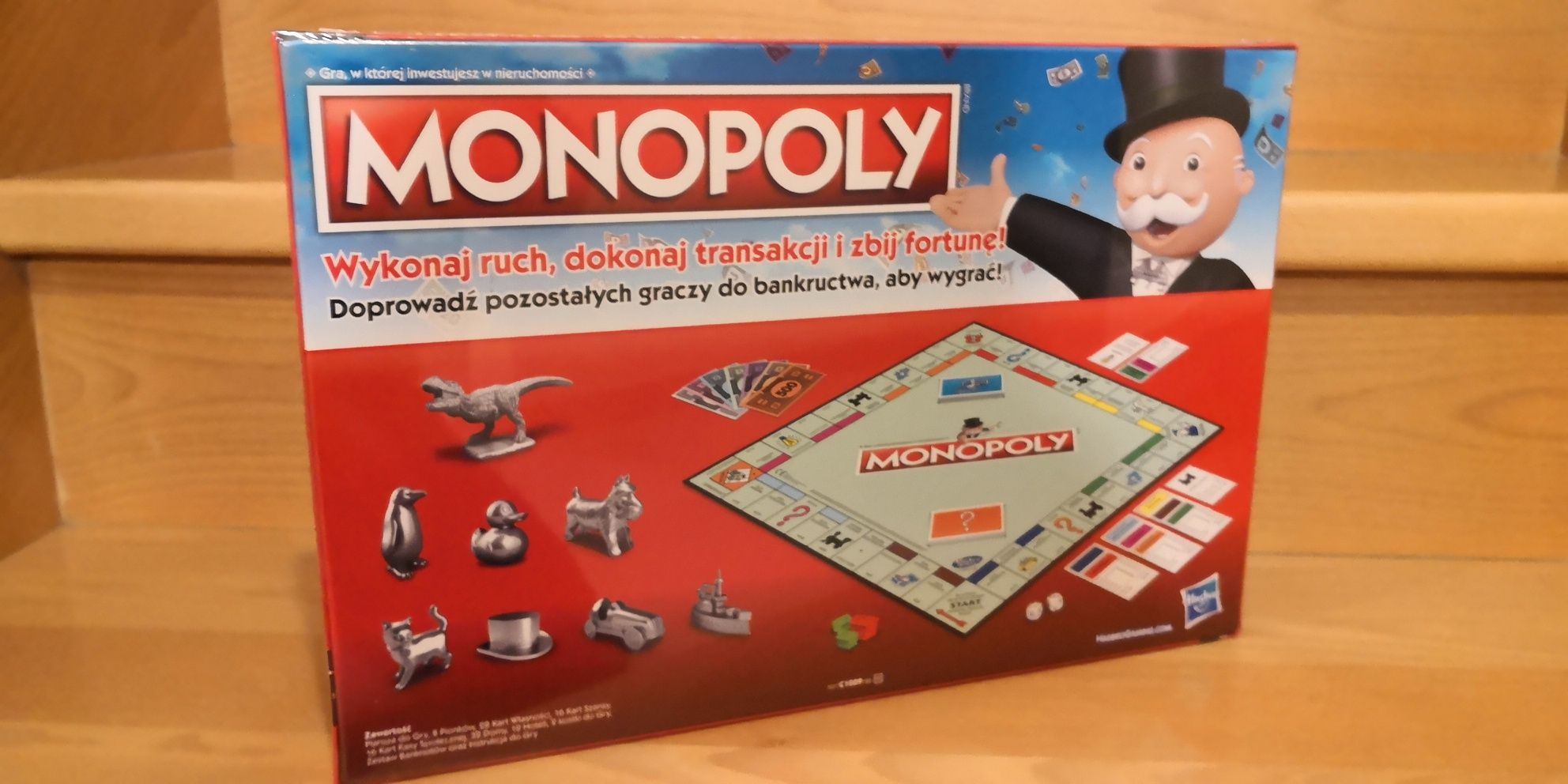 MONOPOLY / Gra planszowa +  Hasbro Connect 4 / NOWA - FOLIA