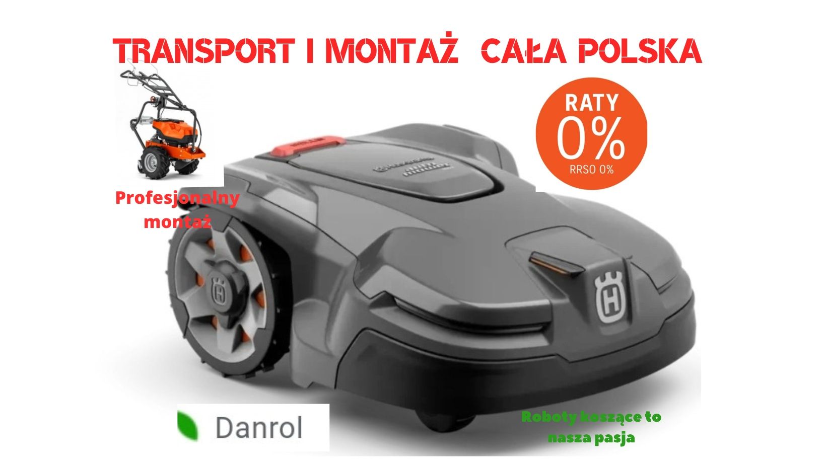 Robot Husqvarna 415X montaż robotów cała Polska