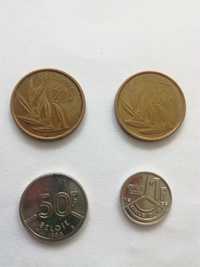 moneta Belgia 20 franków monety 50 franki 1 frank