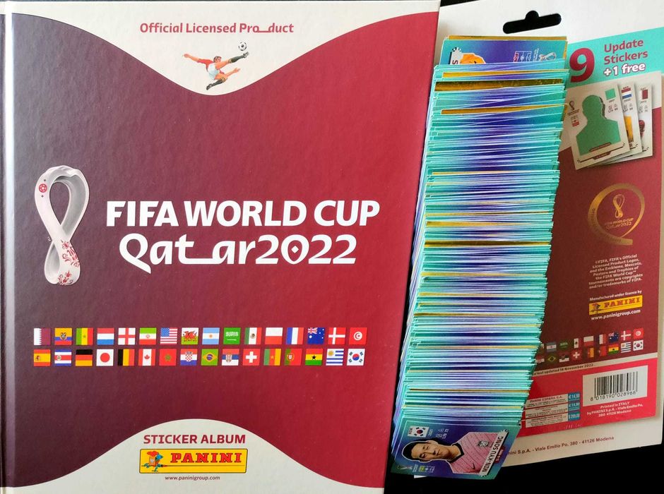 Coleção copa do mundo Qatar completa