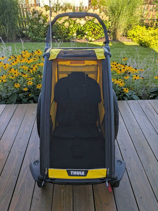 Przyczepka rowerowa Thule Chariot Sport single + Baby Supporter