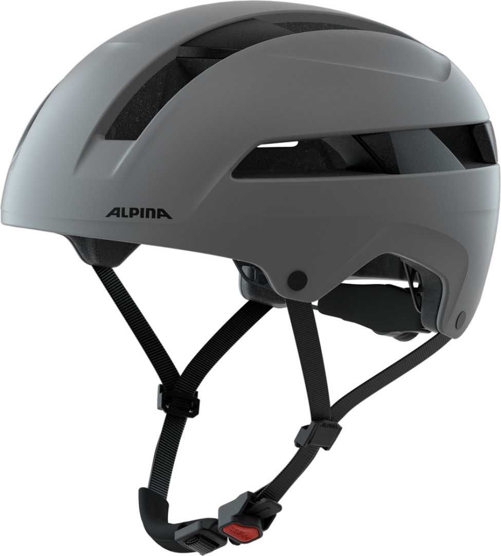 Alpina SOHO M 55 59 coffee grey kask rowerowy miejski hulajnoga E-bike