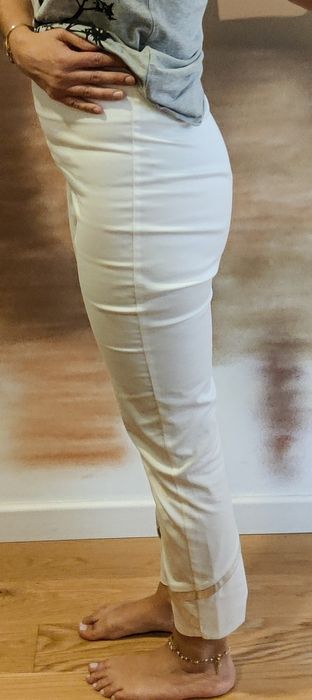 Calcas curtas, chinos, brancas, La Mode est à Vous, 38