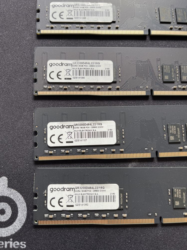 RAM DDR4-3200 [4 x 16GB] GR3200D464L22/16G