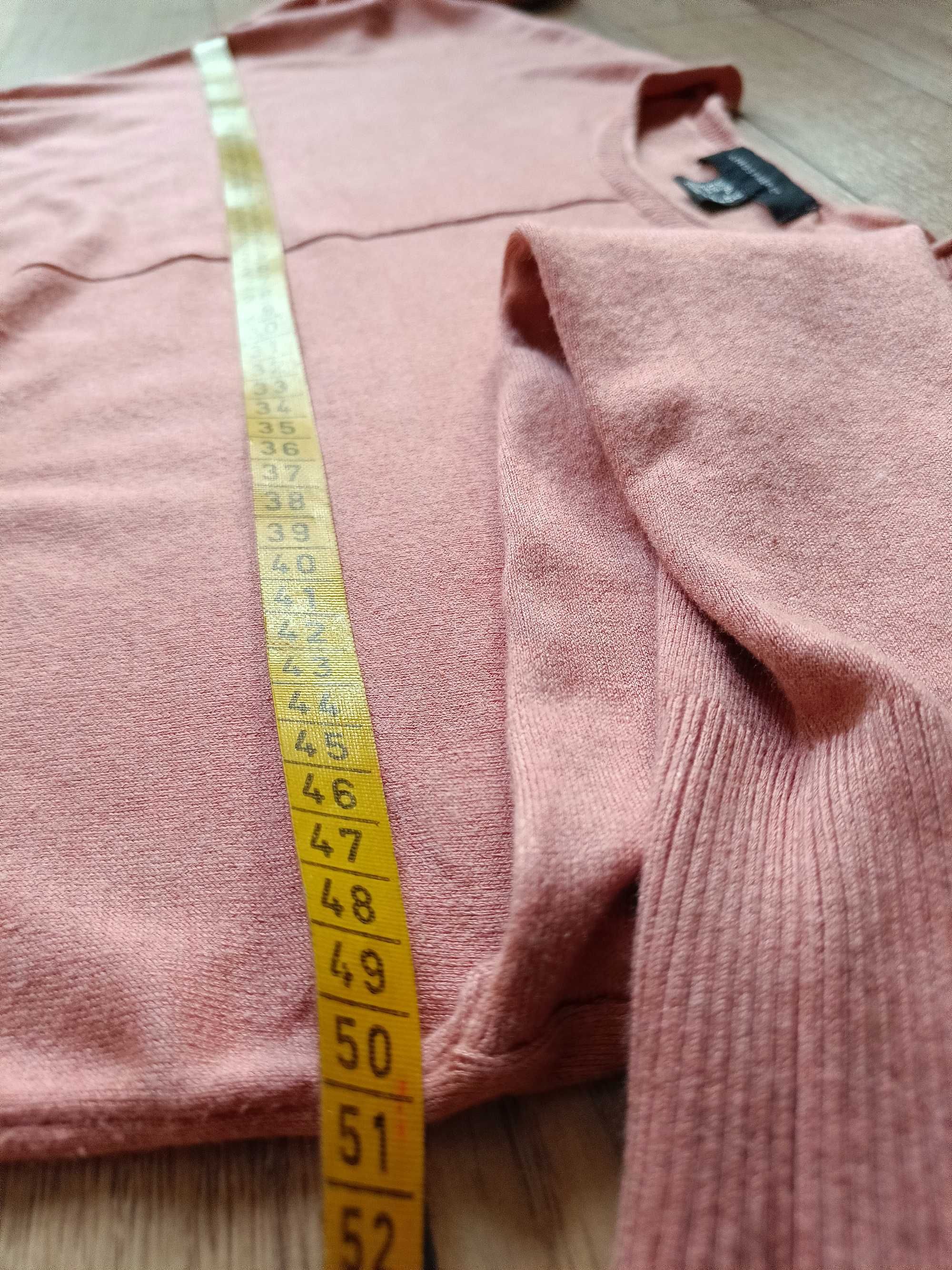 Cienki sweter Atmosphere,  kolor brzoskwiniowy rozmiar L