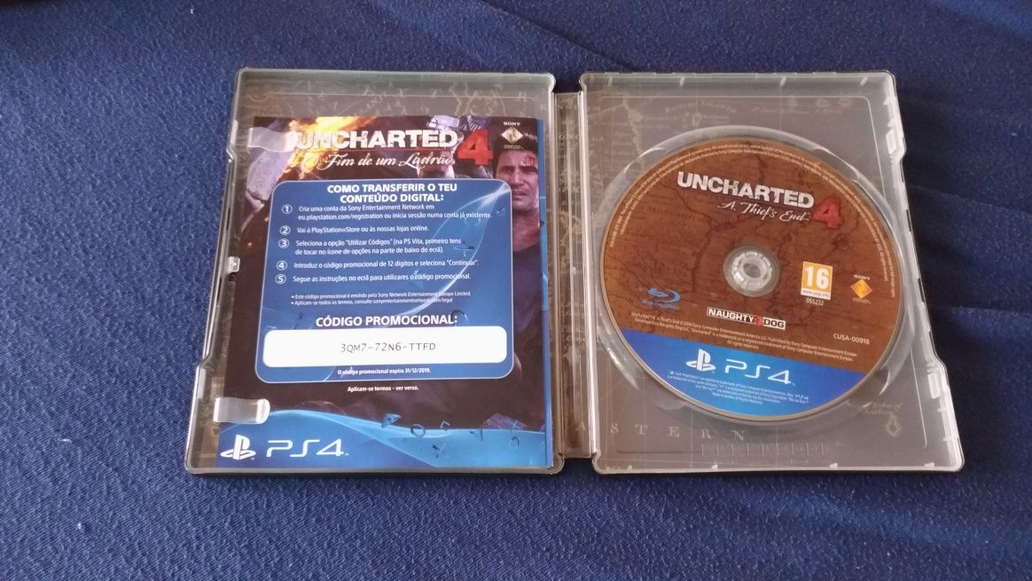 Uncharted 4 edição especial