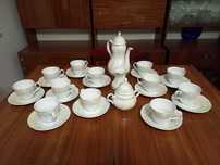 Zestaw filiżanek kawowy porcelana Bogucice