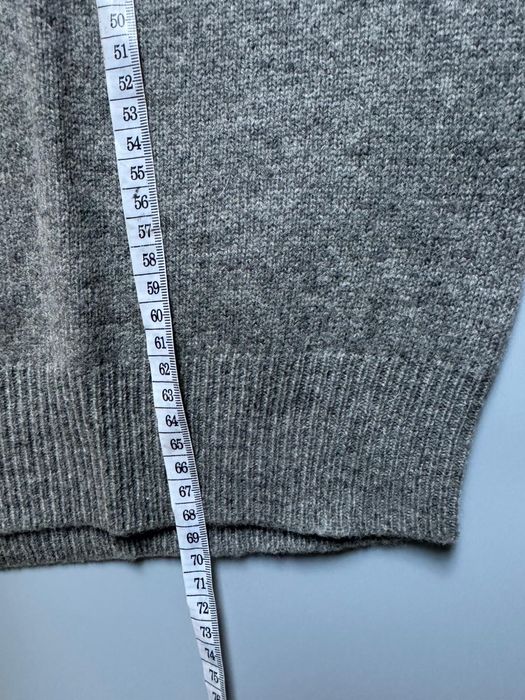 Nowy Oryginalny Sweter Męski Wełniany POLO RALPH LAUREN Jasno Szary L