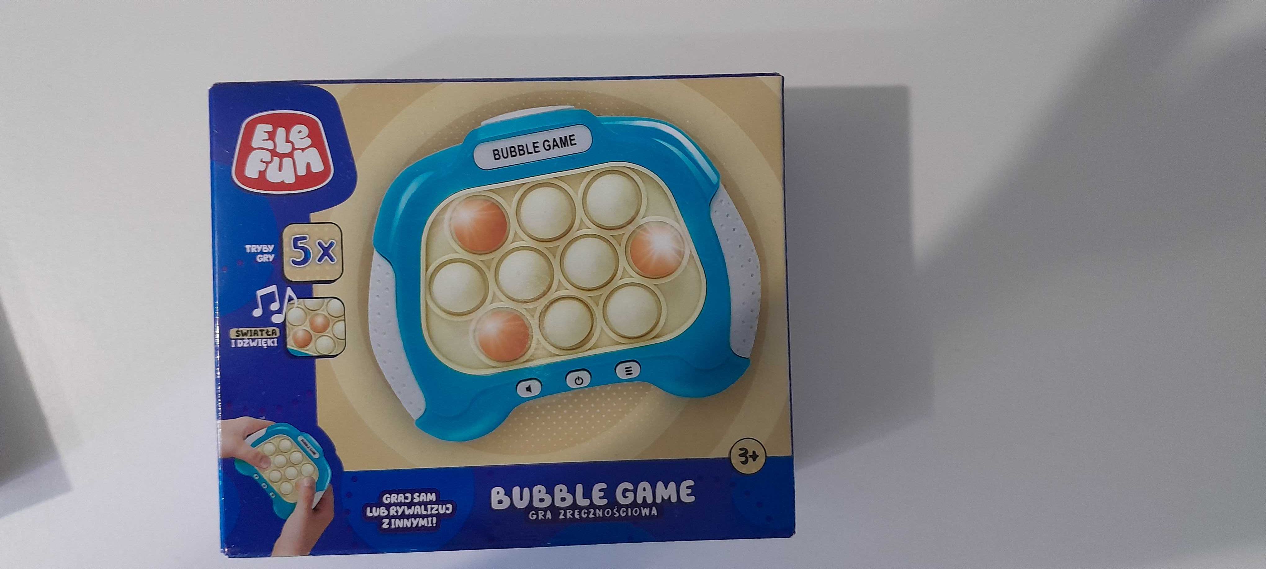 nowa Gra zręcznościowa Bubble Game  gra na refleks POP IT Ele Fun