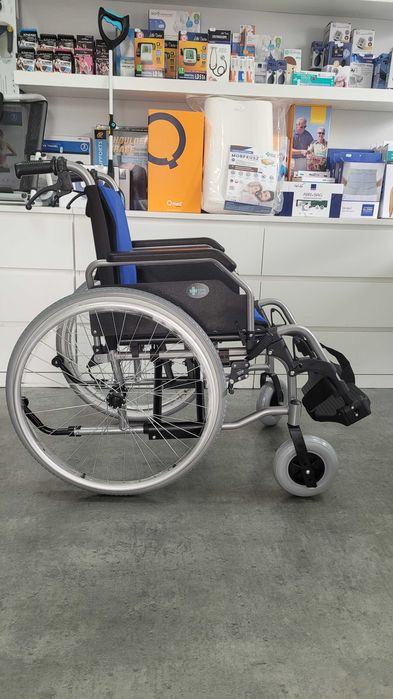 Wózek inwalidzki aluminiowy NOWY ZA DARMO ZE ZLECENIEM NFZ Reha Fund