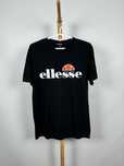 Ellesse t-shirt czarna koszulka unisex 38