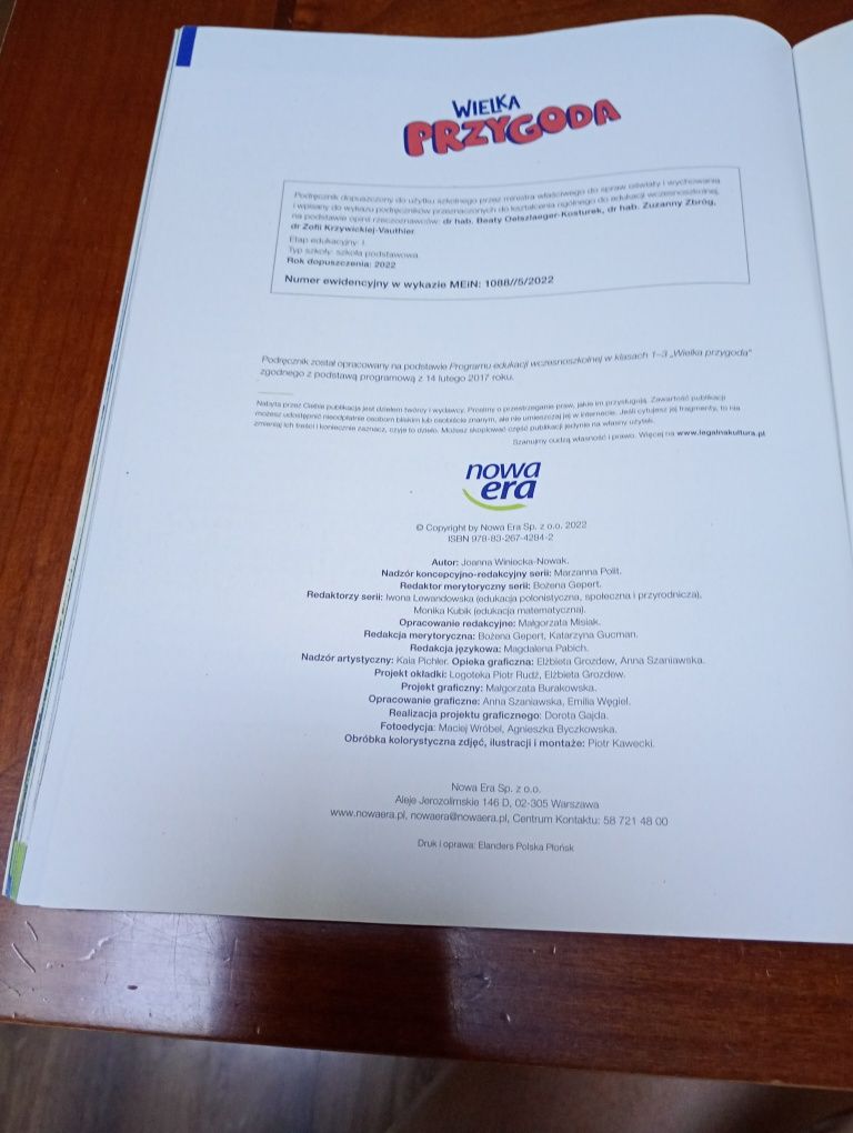 Wielka Przygoda klasa 3 przyroda podręcznik