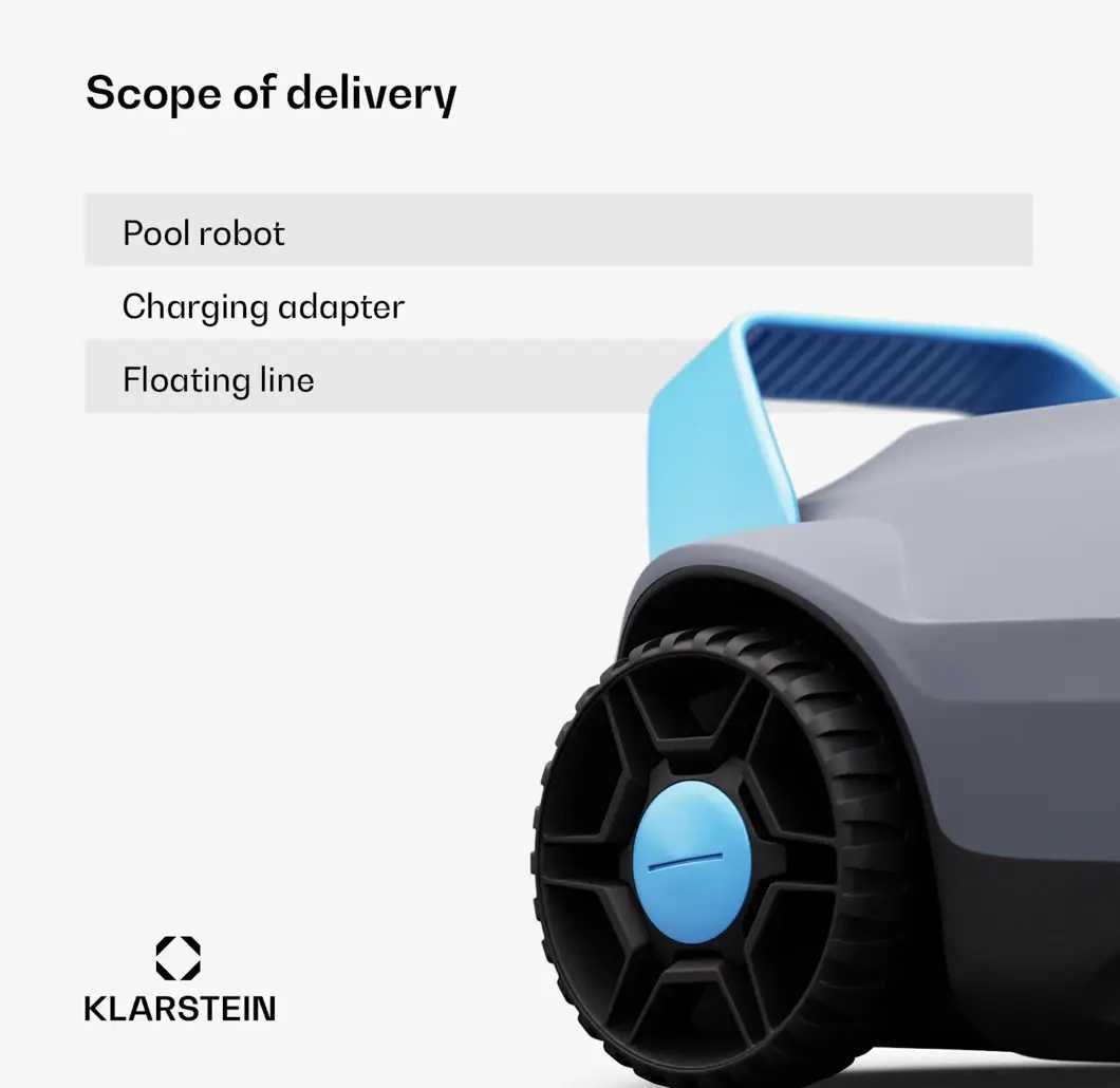 KLARSTEIN AGUA SUB робот-пылесос для бассейна автоматический ENGLAND