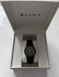 Apart Elixa Beauty zegarek damski czarny że stalową bransoletą