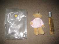 Conjunto Porta-Chaves Peluche + Perfume de Criança/Novo!