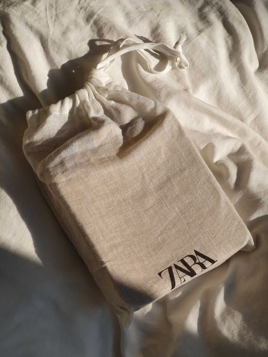 ZARA – Mini Pikowana Torebka Na Ramię - Musztarda